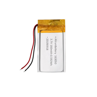 160mAh 163050 Akumulator litowo-jonowo-polimerowy 3,7 V