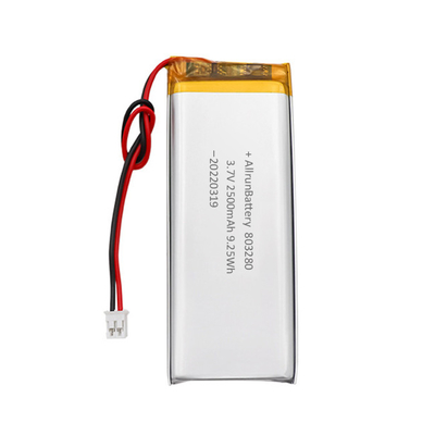 Niestandardowy akumulator w kształcie prostokąta Akumulator LiPo 3,7 V 2500 mAh