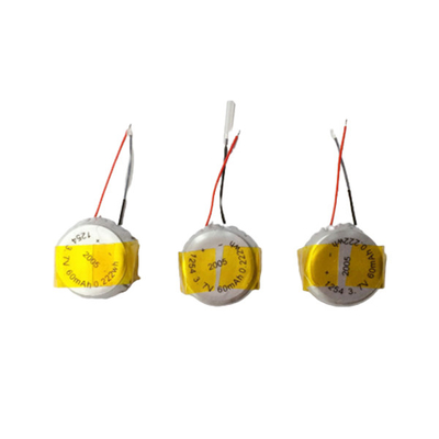 Przycisk akumulatora litowo-polimerowego 1C 3,7 V 60 mAh Oferty akumulatorów LiPo