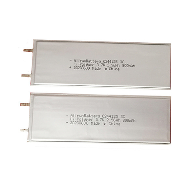 Rozładowanie 3C 3,7 V 800 mAh akumulator LiPo Ultra cienki akumulator polimerowy LiPo