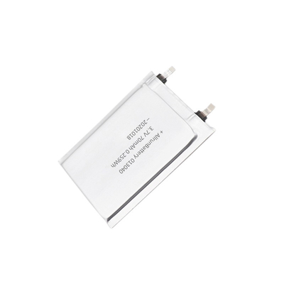 TBD 3,7 V 70 mAh Ultra cienka bateria LiPo do elektronicznych znaczników RFID