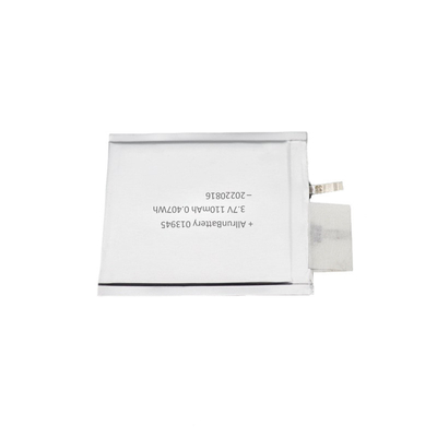 Karty inteligentne Ultra cienka bateria LiPo 110 mAh 3,7 V bateria o długim cyklu życia
