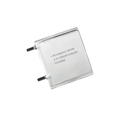 Odtwarzacz MP5 3,7 V 130 mAh Ultra cienka bateria LiPo Długi cykl 104348