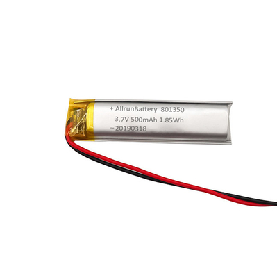 3,7 V 500 mAh 801350 Niestandardowy akumulator litowo-jonowy Bardzo wąski do czytania długopisów