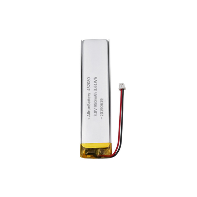 Elektronika ubieralna Ultra wąski akumulator LiPo 3,8 V 950 mAh 452080