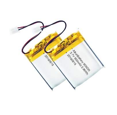 Wydajny akumulator LiPo 3,7 V 800 mAh Akumulator litowo-polimerowy