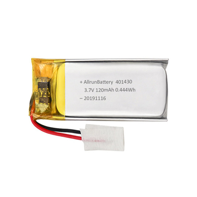 3,7 V 120 mAh Akumulator LiPo Niestandardowy akumulator litowo-polimerowy 1C