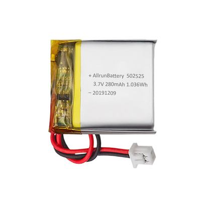Akumulatorowa niestandardowa medyczna bateria litowa 3,7 V 280 mAh LiPo