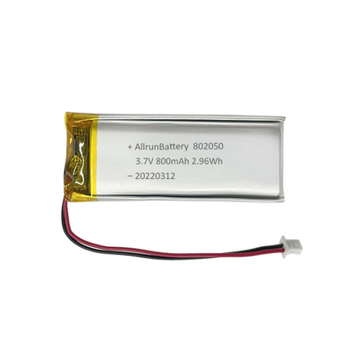 Cienki prostokątny akumulator 1C Akumulator 3,7 V LiPo 800 mAh