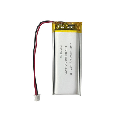 Cienki prostokątny akumulator 1C Akumulator 3,7 V LiPo 800 mAh