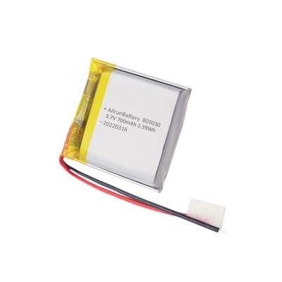 Potężny medyczny akumulator litowy Akumulator LiPo 3,7 V 700 mAh
