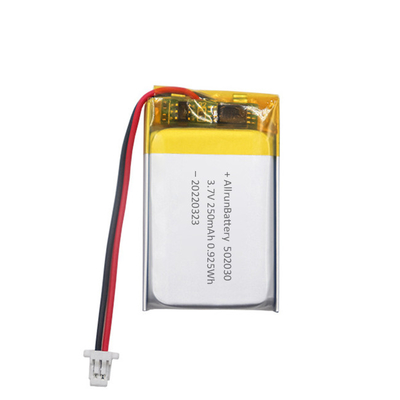 Cienki akumulator litowo-polimerowy 3,7 V 250 mAh LiPo Prostokątny akumulator litowo-polimerowy
