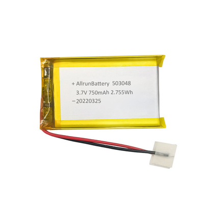 Lekki prostokątny akumulator litowo-polimerowy 3,7 V 750 mAh Akumulator LiPo