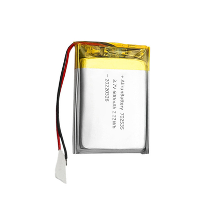 Jednoogniwowa bateria litowo-polimerowa 3,7 V 600 mAh LiPo