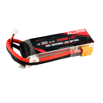 Akumulator litowo-polimerowy o wysokim rozładowaniu 35C 3S 11,1 V 2200 mAh Akumulator LiPo
