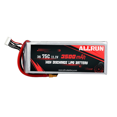 Akumulator litowo-polimerowy 3S 3500 mAh 11,1 V o wysokim rozładowaniu 75C