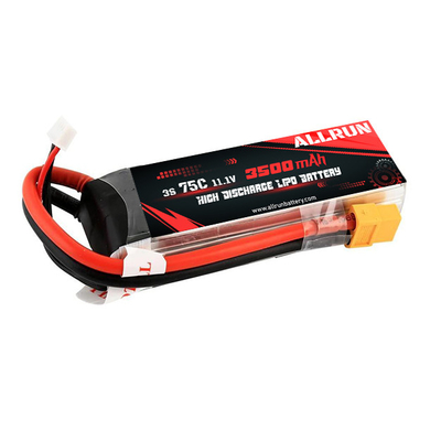 Akumulator litowo-polimerowy 3S 3500 mAh 11,1 V o wysokim rozładowaniu 75C