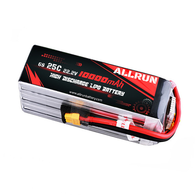 22,2 V 6S 10000 mAh Akumulator LiPo 25C Akumulator LiPo o wysokiej częstotliwości C