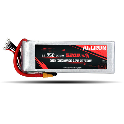 9048155 75C 22.2V 6S 5200mAh Wysoko rozładowany akumulator LiPo