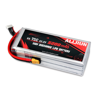 9048155 75C 22.2V 6S 5200mAh Wysoko rozładowany akumulator LiPo