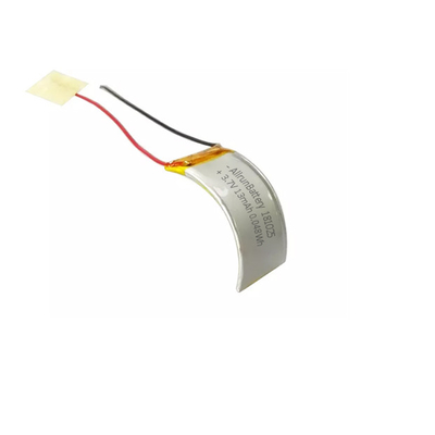Zakrzywiony akumulator LiPo 3,7 V 13 mAh z niskim samorozładowaniem