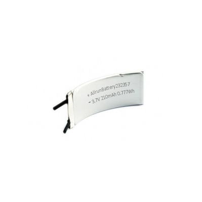 Akumulator LiPo 1C 3,7 V 210 mAh Zakrzywiony akumulator litowo-polimerowy
