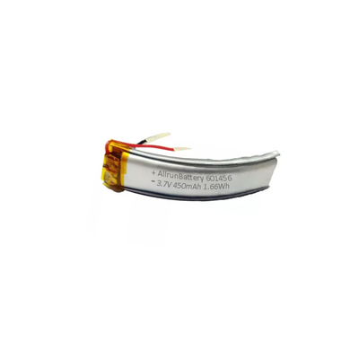 Potężny zakrzywiony akumulator litowo-polimerowy 601456 3,7 V 450 mAh Akumulator LiPo