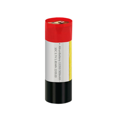 10C 3,7 V 500 mAh Niestandardowa bateria LiPo Lekka cylindryczna bateria litowo-polimerowa