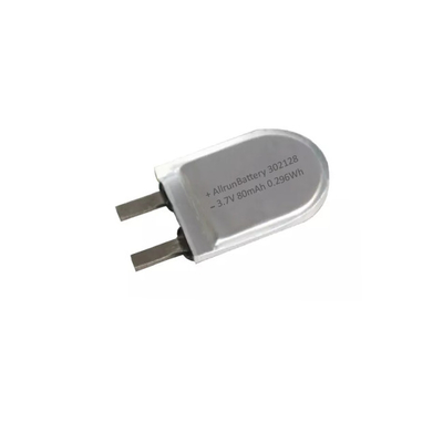 302128 3,7 V 80 mAh 1C Prąd ładowania Niestandardowa bateria litowo-polimerowa, nowatorska bateria LiPo w kształcie litery U