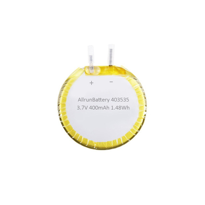 Okrągła niestandardowa bateria LiPo 3,7 V 400 mAh Bateria litowo-polimerowa