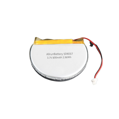Stabilny akumulator 3,7 V 800 mAh Okrągły niestandardowy akumulator LiPo