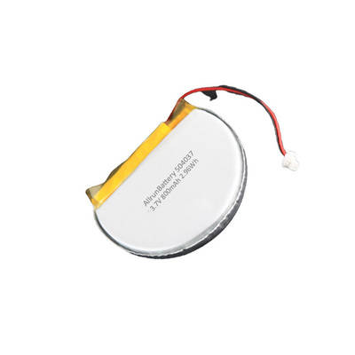 Stabilny akumulator 3,7 V 800 mAh Okrągły niestandardowy akumulator LiPo