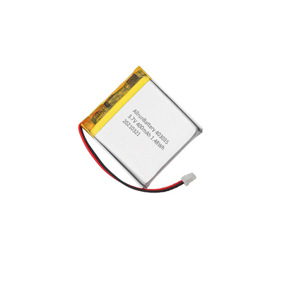 Kwadratowy akumulator LiPo 400 mAh 1C 3,7 V akumulator litowo-polimerowy