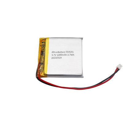 Kwadratowy akumulator litowo-polimerowy 1000 mAh Akumulator LiPo 3,7 V