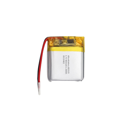 3,7 V 400 mAh Kwadratowy akumulator Li Po o długiej żywotności 802525