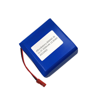 Kwadratowy 3500 mAh 11,1 V medyczny akumulator litowy do ponownego ładowania