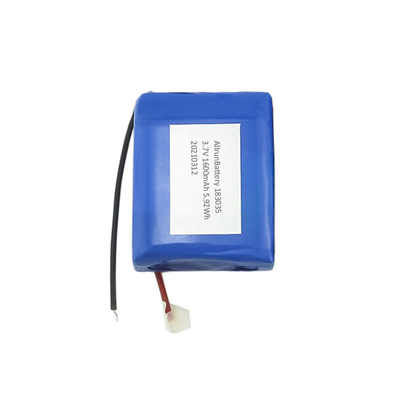Niestandardowy akumulator litowy 183035 Akumulator litowo-jonowy 3,7 V 1600 mah
