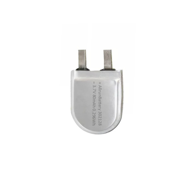 302128 3,7 V 80 mAh 1C Prąd ładowania Niestandardowa bateria litowo-polimerowa, nowatorska bateria LiPo w kształcie litery U