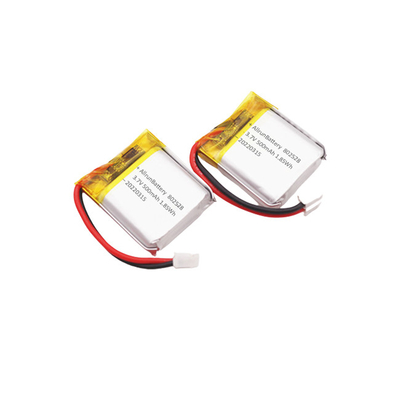 Lekka bateria w kształcie prostokąta Przenośna bateria LiPo 3,7 V 500 mAh